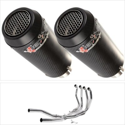 LEXTEK CP9C FULL CARBON EXHAUST SYSTEM 180MM FOR SUZUKI GSX 1300 R HAYABUSA 2021-2023 PART # EXKT127