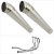 LEXTEK MP4 S/STEEL MEGAPHONE EXHAUST SYSTEM 300MM FOR SUZUKI GSX 1300 R HAYABUSA 2021-2023 PART # EXKT125