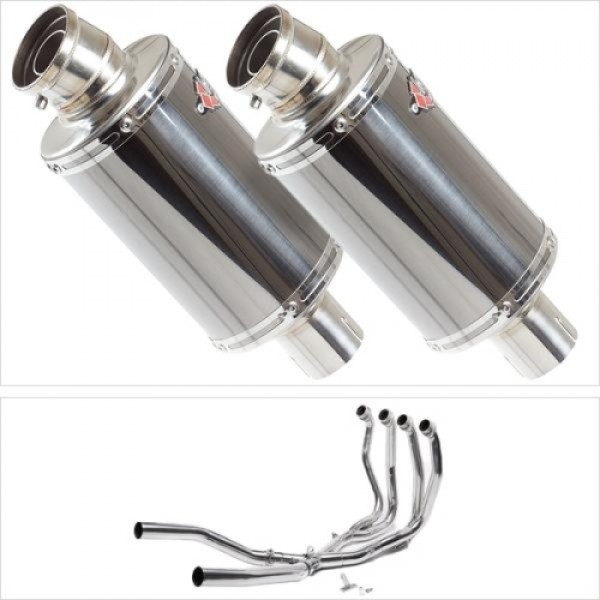 LEXTEK OP15 DARK TINT STAINLESS EXHAUST SYSTEM 200MM FOR SUZUKI GSX 1300 R HAYABUSA 2021-2023 PART # EXKT123