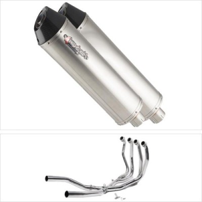 LEXTEK RP1 GLOSS S/STEEL OVAL EXHAUST SYSTEM 400MM FOR SUZUKI GSX 1300 R HAYABUSA 2021-2023 PART # EXKT126