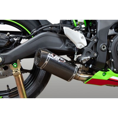 M4 CANISTER STREET SLAYER X96 FULL SYSTEM FOR KAWASAKI NINJA ZX-4R 2023-2024 PART # KA4434