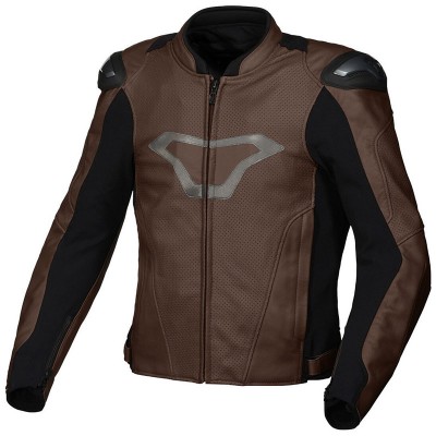 MACNA AVIANT AIR LEATHER BROWN BLACK JACKET