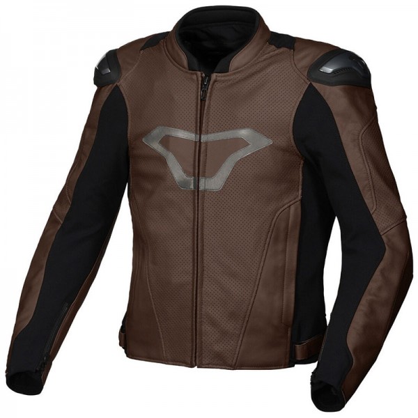 MACNA AVIANT AIR LEATHER BROWN BLACK JACKET