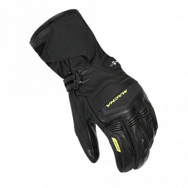 MACNA AZRA RTX HEATED BLACK YELLOW GLOVES