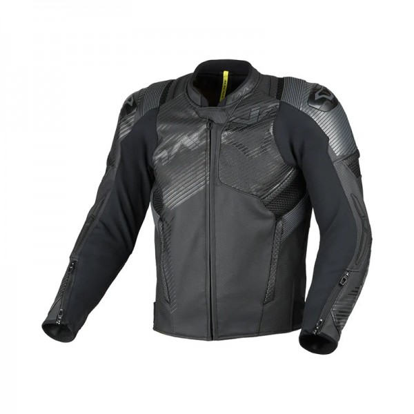 MACNA IGNITE LEATHER BLACK JACKET
