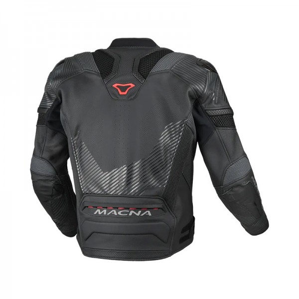 MACNA IGNITE LEATHER BLACK JACKET