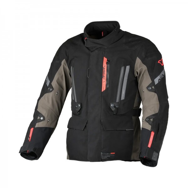 MACNA ULTIMAX 2.0 BLACK GREY RED JACKET 