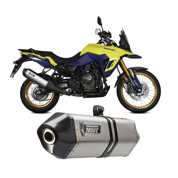 MIVV EXHAUST MUFFLER SPEED EDGE FOR SUZUKI V-STROM 800DE 2023-2025 PART # S.061.LRX