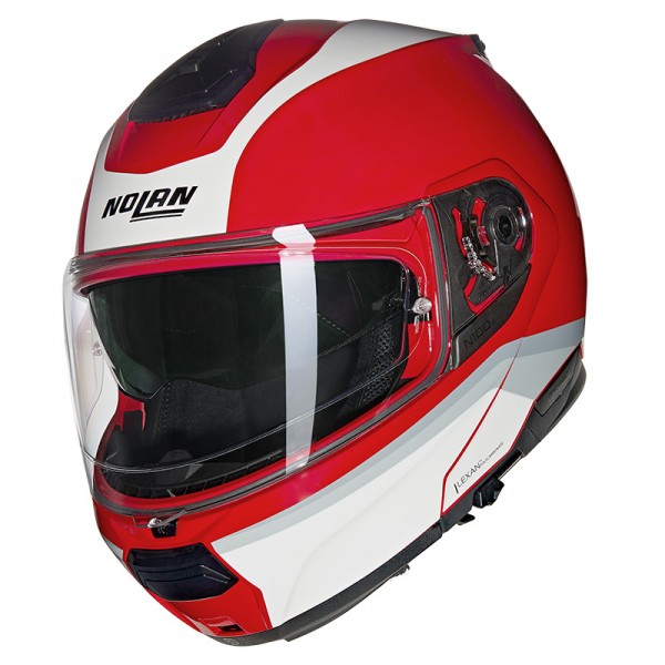 NOLAN N100.6 INCOGNITO RED HELMET