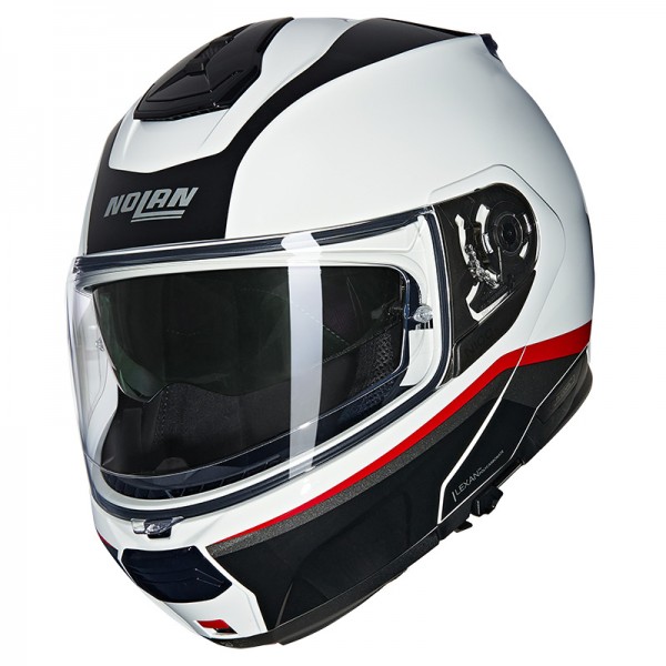 NOLAN N100.6 INCOGNITO WHITE HELMET