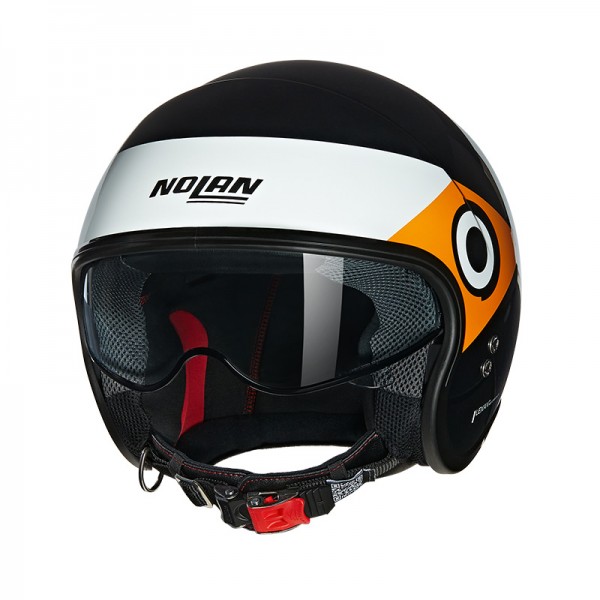 NOLAN N21 06 ONIRICO BLACK ORANGE HELMET
