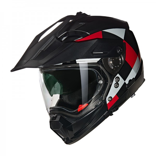 NOLAN N70.2X 06 RUVIDO RED HELMET