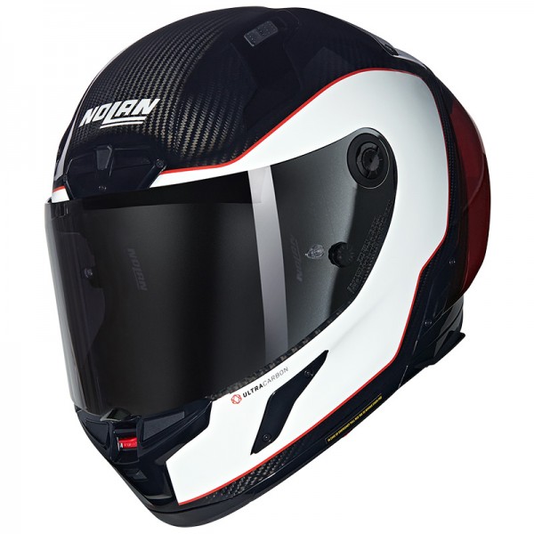 NOLAN X-804 RS ULTRA CARBON ASSO DI PICCHE WHITE HELMET