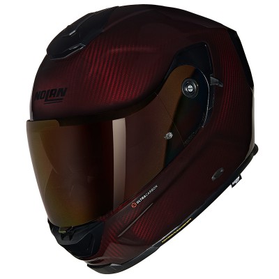 NOLAN X-903 ULTRA CARBON LIQUIDO RED HELMET