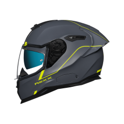 Nexx Sx.100R Frenetic Neon Grey Matt Helmet 