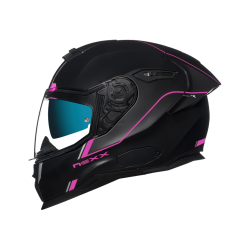 Nexx Sx.100R Frenetic Pink Black Matt Helmet 