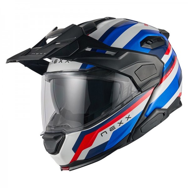 NEXX X.LIFECOUNTRY WESTBOUND BLUE RED HELMET