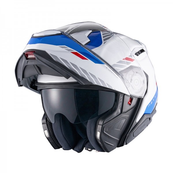 NEXX X.LIFETOUR GLOBE WHITE BLUE HELMET