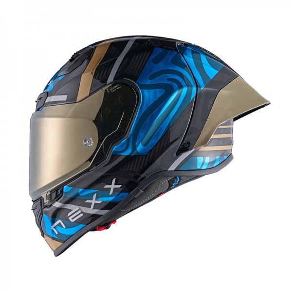 NEXX X.R3R SWIRL SKY BLUE HELMET