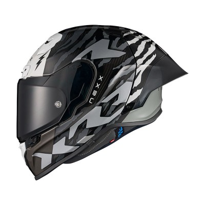 NEXX X.R3R ZIGER BLACK GREY HELMET