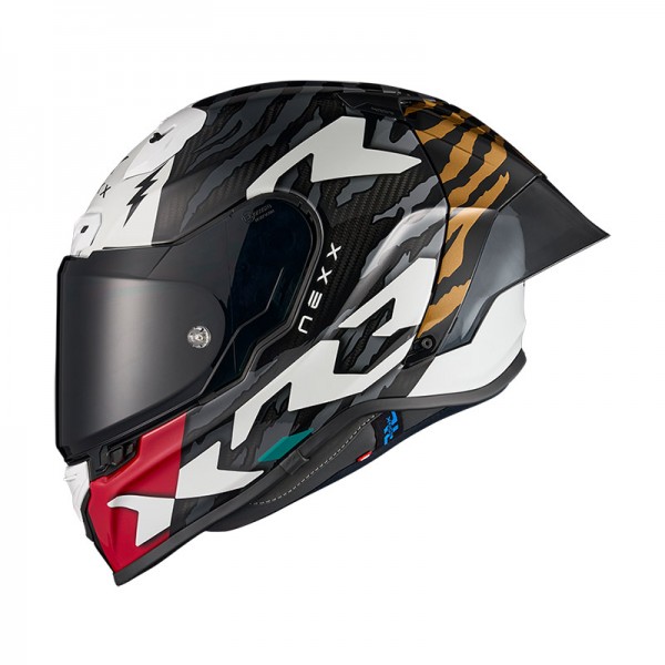 NEXX X.R3R ZIGER GREY GOLD HELMET