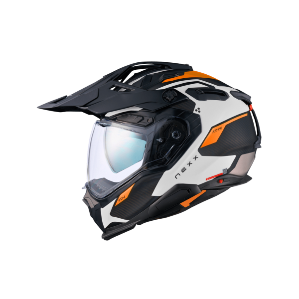 NEXX X.WED3 KEYO WHITE ORANGE MT HELMET