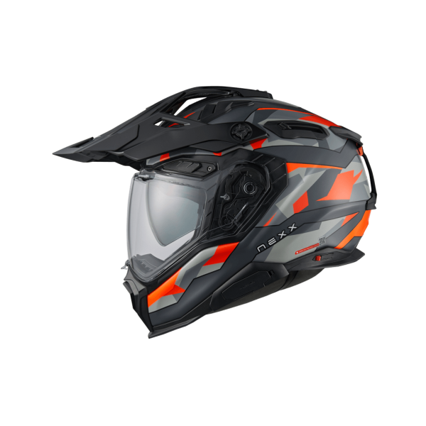 NEXX X.WED3 TRAILMANIA GREY ORANGE MT HELMET