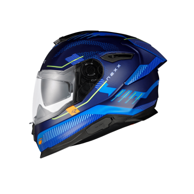 NEXX Y.100R BARON INDIGO BLUE MT HELMET
