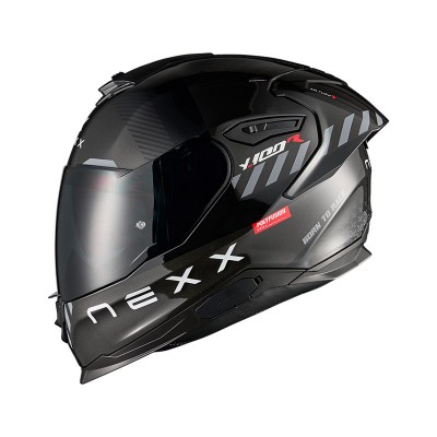 NEXX Y.100R FADE BLACK RED HELMET