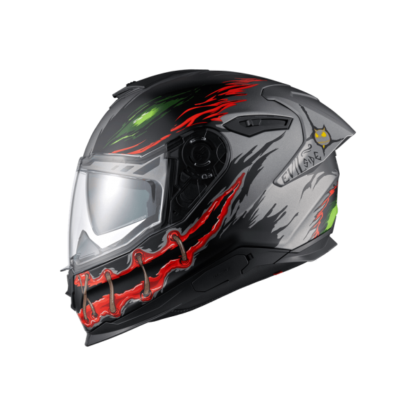 NEXX Y.100R NIGHT RIDER TITANIUM MT HELMET