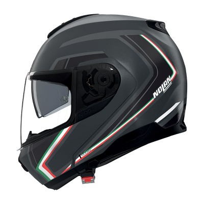 NOLAN N100.6 RADIANTE WHITE BLUE RED HELMET