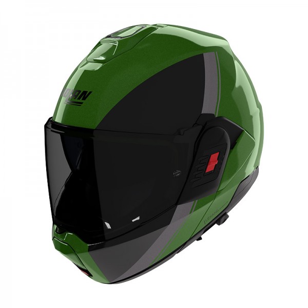 NOLAN N120.1 VERNICIATURA SPECIALE GREEN HELMET