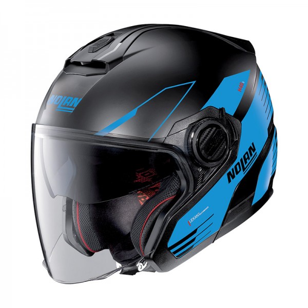 NOLAN N40.5 ZEFIRO N-COM BLUE HELMET