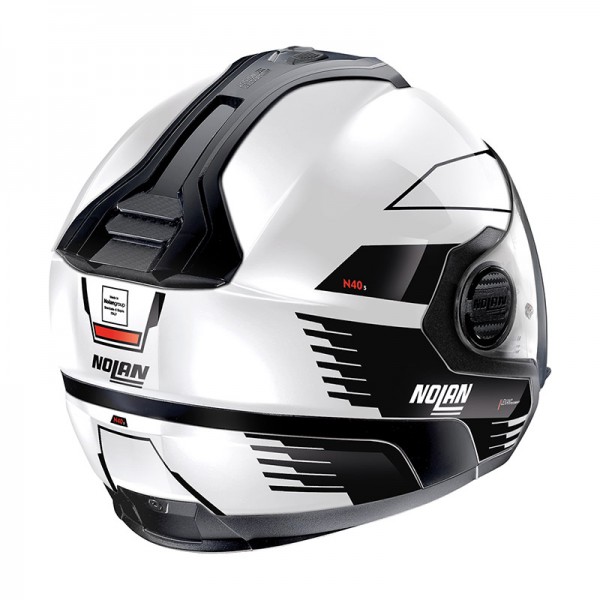 NOLAN N40.5 ZEFIRO N-COM WHITE HELMET