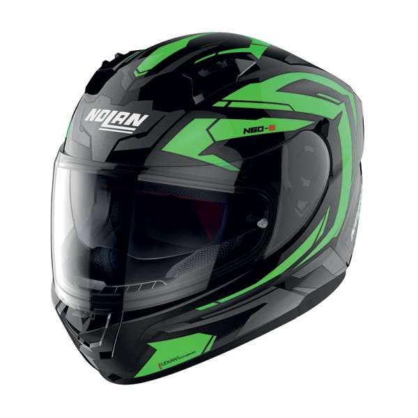 Nolan N60.6 Anchor N-Com Green Black Helmet