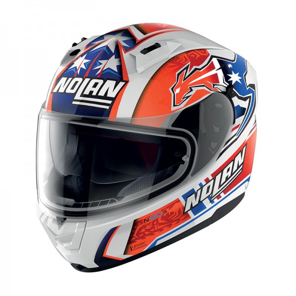 Nolan N60-6 Gemini Replica Casey Stoner White Helmet