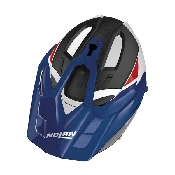 NOLAN N70.2X STUNNER N-COM BLUE WHITE HELMET