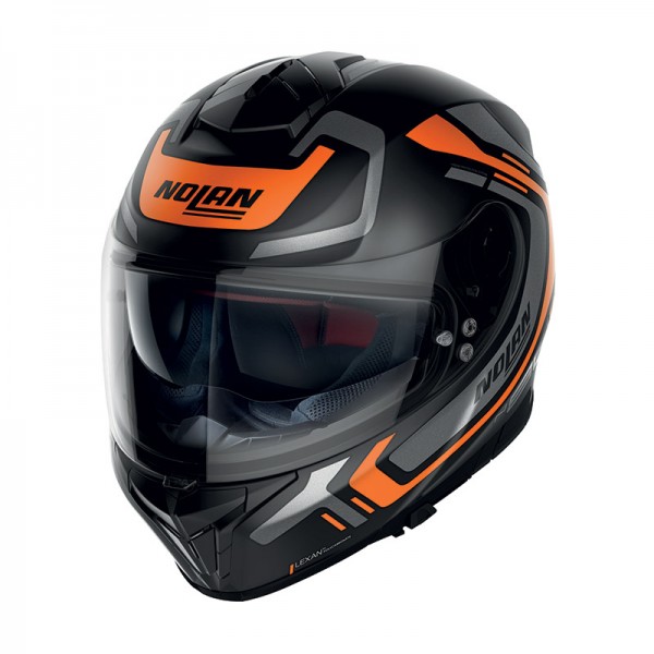 Nolan N80-8 Ally N-com Orange Black Matt Helmet