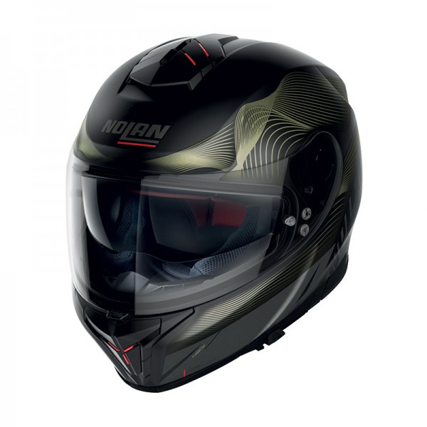 Nolan N80-8 Powerglide N-com Green Matt Black Helmet