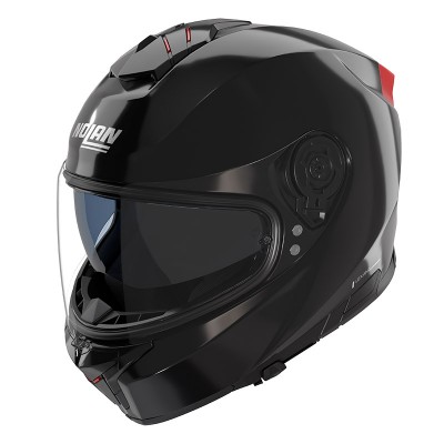 NOLAN N80.8 CLASSICO NOBILE BLACK RED HELMET
