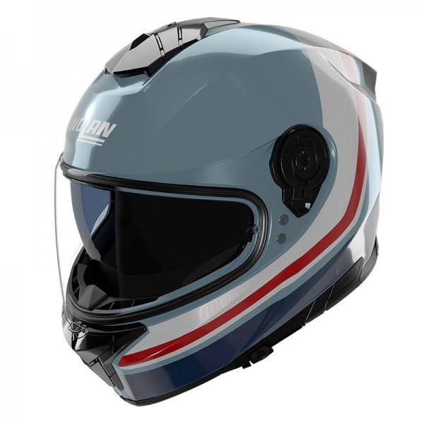 NOLAN N80.8 INCLINE BLUE WHITE HELMET