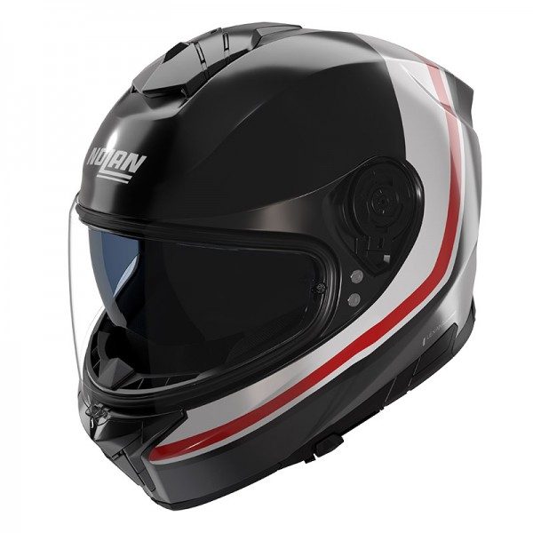NOLAN N80.8 INCLINE WHITE RED HELMET