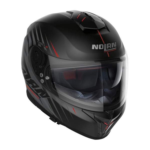 Nolan N80.8 Kosmos N-Com Black Matt Helmet
