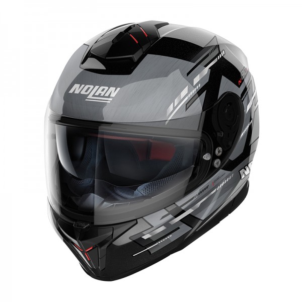 Nolan N80.8 Meteor N-Com Black Helmet