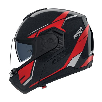 NOLAN N90.3 06 SINCRONO BLACK RED HELMET