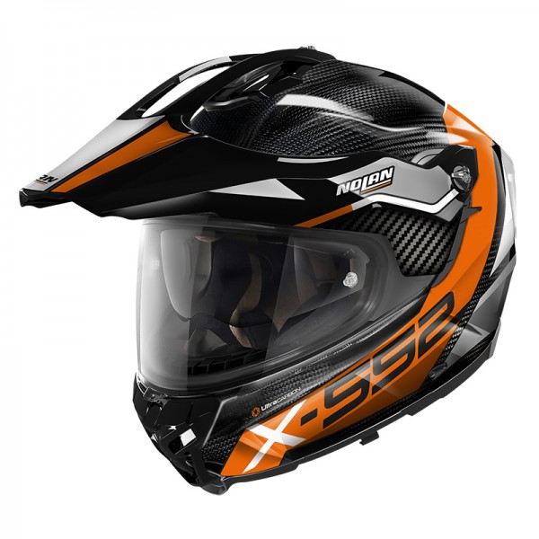 NOLAN X-552 ULTRA CARBON DINAMO N-COM ORANGE HELMET