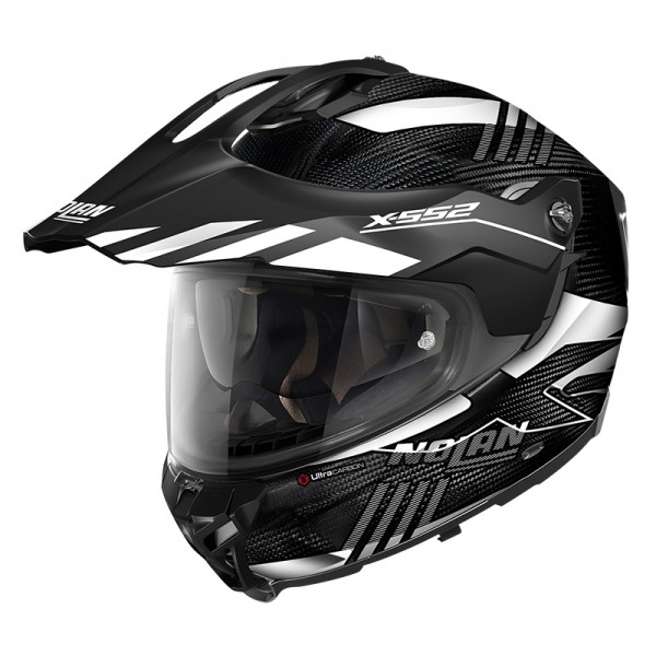 NOLAN X-552 ULTRA CARBON WINGSUIT N-COM WHITE HELMET