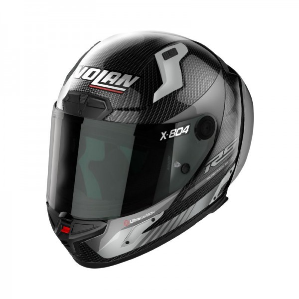NOLAN X-804 RS ULTRA CARBON HOT LAP GREY HELMET