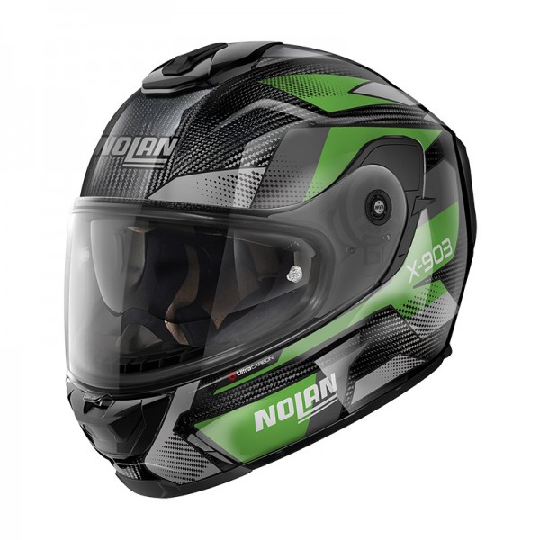 NOLAN X-903 ULTRA CARBON HIGHSPEED GREEN HELMET