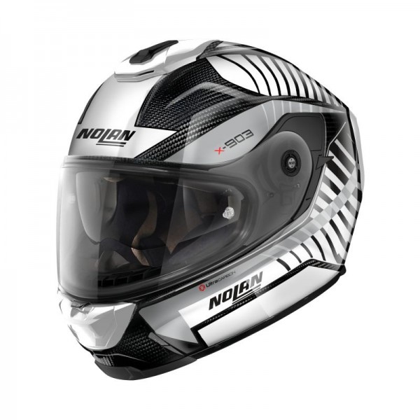 NOLAN X-903 ULTRA CARBON STARLIGHT WHITE HELMET